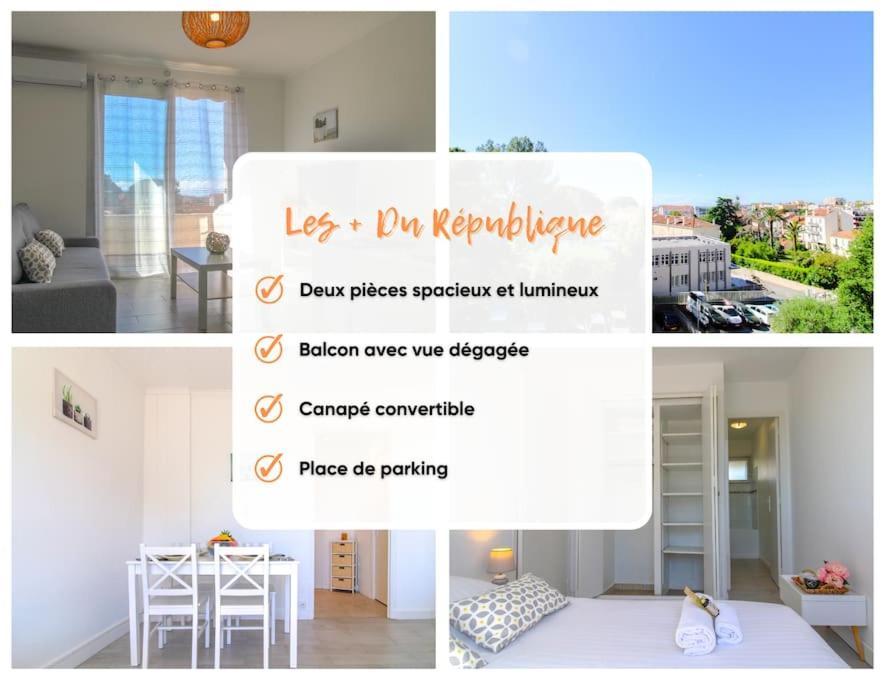 Le Republique By Apirent #Balcon #Climatisation #Parking Apartment Cannes Ngoại thất bức ảnh